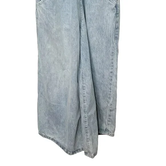 FREE POPLE Denim Blue Women's Jumpsuit - Picture 5 of 12